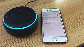 How to pair iPhone with Amazon Echo Dot and use it as a Bluetooth speaker