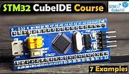 STM32CubeIDE Course for beginners, stm32f103c8t6, STM32 CubeIDE #stm32cubeIDE