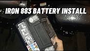 Harley Davidson Iron 883 / 1200 Battery Install