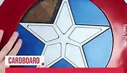 DIY Cardboard Magnetic Captain America Shield
