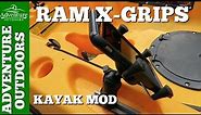RAM X-Grip Mount Review ~ Easy Kayak Mod