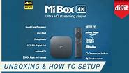Xiaomi Mi Box 4K Unboxing and How To Setup With A 4K TV