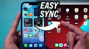 How to Sync iPhone and iPad