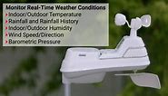 AcuRite Iris (5-in-1) Wireless Indoor/Outdoor Weather Station with Remote Monitoring (01536M)