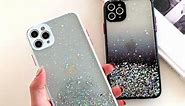BANAILOA iPhone 11 Pro Max Clear Glitter Stars Case