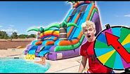 WORLDS BIGGEST INFLATABLE WATER SLIDE!!