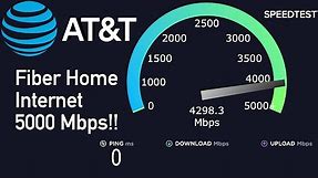 5 Gbps / 5000 Mbps Fiber Internet in the Home Office | Multigig | AT&T Installation