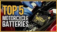 Best Motorcycle Batteries 2023 | Top 5 Best Motorcycle Batteries On Amazon