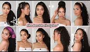10 EASY HairStyles for Curly Hair - SUMMER 2020 ✨
