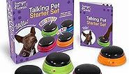 Hunger for Words Talking Buttons Starter Set - Recordable Buttons to Teach Your Dog to Communicate, Dog Training Games