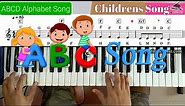 Alphabet Song ABCD Easy Keyboard / Piano Sheet Music