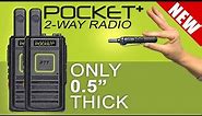 Best Compact Two-Way Walkie Talkie Radio - Blackbox Pocket+