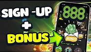 How To Register and Get EXCLUSIVE Bonus On 888 Casino🔥