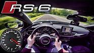 Audi RS6 PERFORMANCE 700 HP AUTOBAHN POV ACCELERATION & TOP SPEED by AutoTopNL