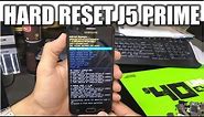 How To Reset Samsung Galaxy J5 Prime - Hard Reset