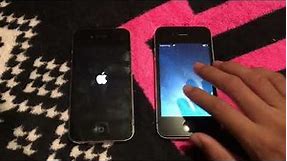 iPhone 4 vs iPhone 4S iOS 7.1.2