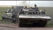 Armoured recovery vehicles towing heavy machinery 🪖 🇬🇧
