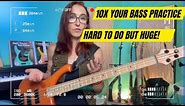 Bass Practice Improvement: The habit that can make all the difference