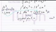 conversion of metric units cubic decimeter to cubic centimeter 2