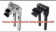 How to use Pazoma Handlebar Riser Gauge Mount for Harley 2018 2021 Softail FXBB FXBR FXST