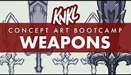 Concept Art Boot Camp 4 (Design an AWESOME Weapon easily!!) KNKL347