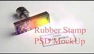 Rubber Stamp PSD MockUp (Collaboration Photoshop + Coreldraw)