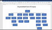 How to make organizational chart in Microsoft Word