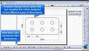 CATIA DRAFTING - Analysis Display Mode