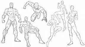 Drawing More Superhero Poses for Comics