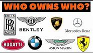 Which automaker company owns your favorite car brand? You'd be surprised