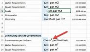 How to put m2 in excel