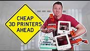 I Bought the 5 Cheapest 3D Printers on Amazon