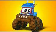 Truck cartoons for kids - Mud vs. Monster Truck’ - Super Truck in Car City !