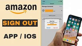 Sign out of Your Amazon App on iPhone - 2023