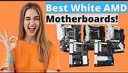 THE BEST WHITE AMD MOTHERBOARDS TODAY! (TOP 3)