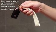 Stretchy Key Chain, Cute Keychain Wristlet, Woven Wrist Lanyard for Keys, Key Chains for Women Men Car Keys ID Badges Card Wallet Phone