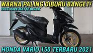 HONDA VARIO 150 TERBARU 2021 EXCLUSIVE MATTE BLACK / PALING DIBURU!!!