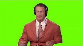 john Cena dancing on jimmy Fallon talk show green screen