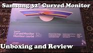 Samsung 32" Curved Monitor CF391 - Unboxing and Review