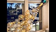 [Balloon Tutorial ] How to make a Big Champagne party balloon arch?