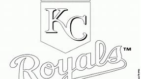 Logo of Kansas City Royals coloring page printable game