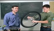 Dramatically Demonstrate Angular Momentum | Deluxe Bicycle Wheel Gyroscope | Arbor Scientific