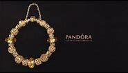 My Pandora Bracelet | 14K Gold Charms & Ochre Muranos