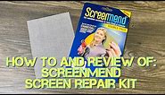 Screenmend : Screen Repair : How to : Review : Screen Repair Kit : Sharktank : QVC