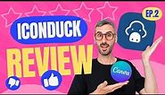 Tons of FREE ICONS in Canva | My Review of the Iconduck App in Canva 🦆