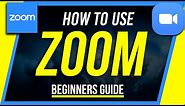 How to Use Zoom - Free Video Conferencing & Virtual Meetings
