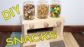 DIY Triple Candy Dispenser - Simple Woodworking