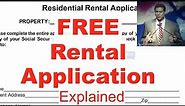 How to Use the Free Rental Application Form by Landlord Guidance