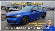 2023 Honda Civic Sport Walkaround | standard Features and Functions
