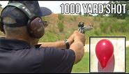 WORLD RECORD 1000 yard shot with a 9mm Hand Gun! | S&W 929 by Jerry Miculek